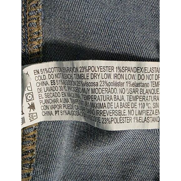 Forever 21 Denim Button-Front Bustier Cami Size Small - Picture 4 of 5